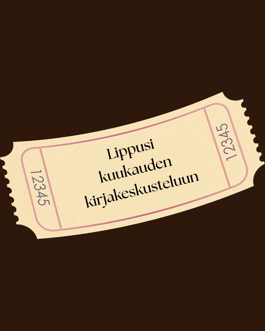Lippu keskusteluun elokuun kirjasta 8.9.2026
