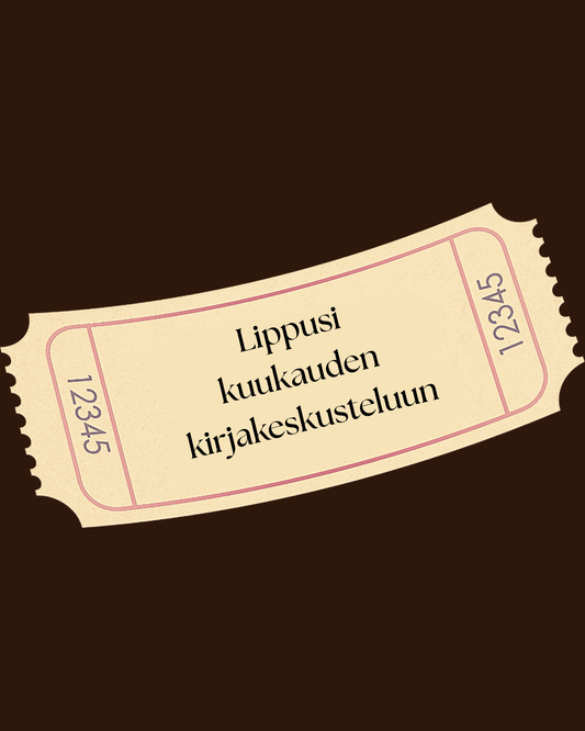Lippu keskusteluun elokuun kirjasta 8.9.2026